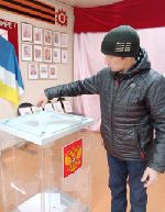  В помещении СДК проходят выборы.